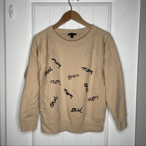 J.Crew Mon Oui sweater